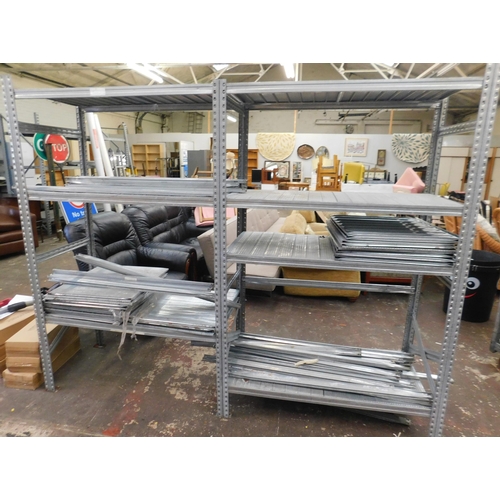 795 - Galvanised racking approx. 98