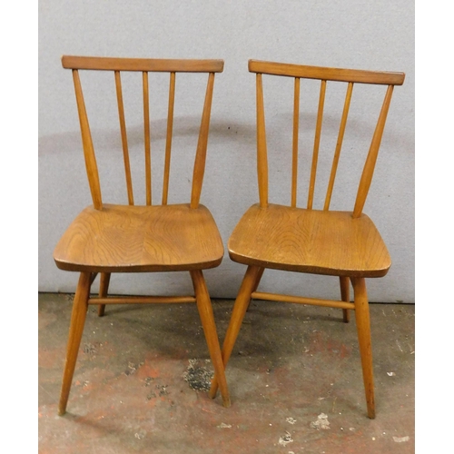 817 - Pair of mid-century Ercol style chairs