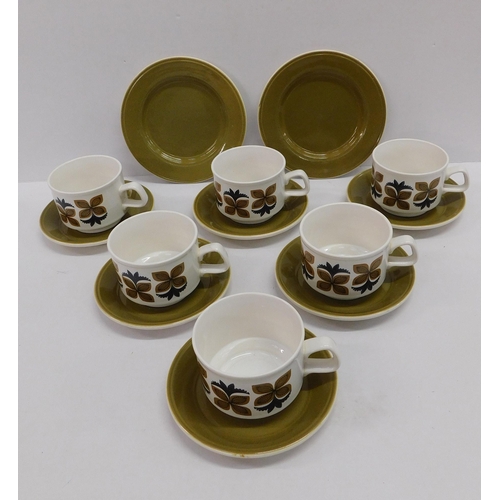 86 - Staffordshire - cups & saucers