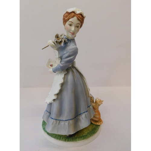 134 - Royal Worcester - Upstairs/Downstairs The Parlour Maid figure