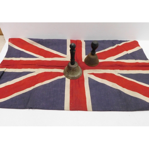 165A - Union Jack flag - & school bells