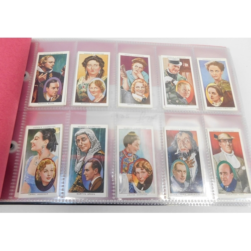 179 - Eight sets of cigarette cards