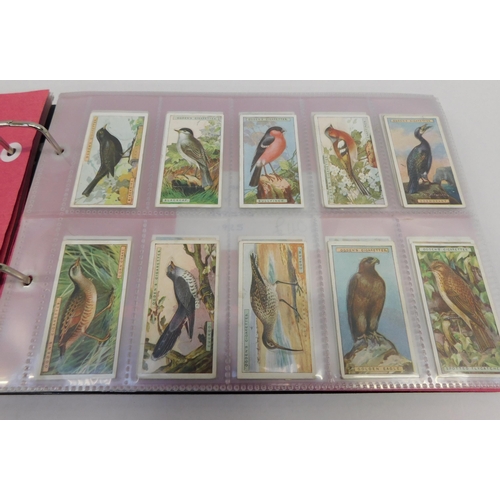 184 - Six sets of cigarette cards