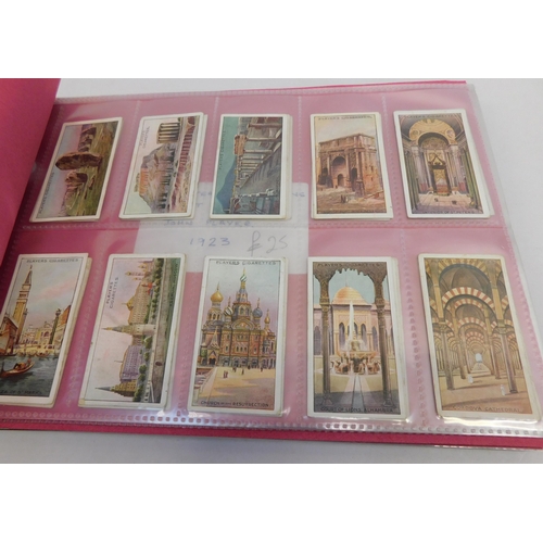 189 - Ten sets of cigarette cards