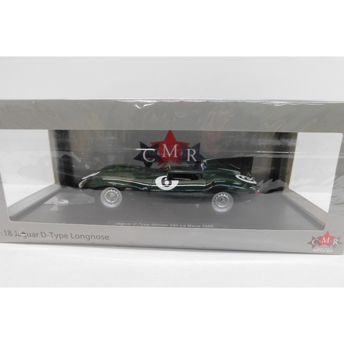 41 - CMR/Jaguar D type - Le Mans winner 1955 - 1/18 scale die cast model - boxed