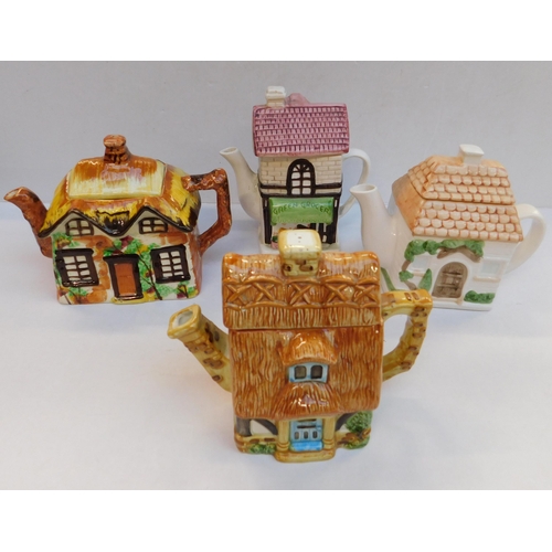 6 - Four - novelty teapots