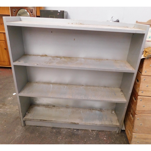 745 - Large four shelf bookcase approx. 47