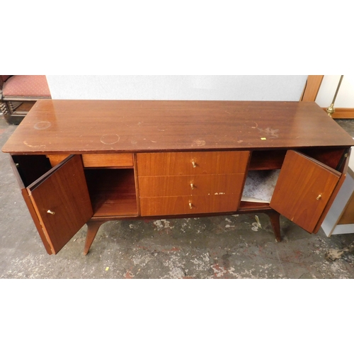 747 - Retro mid century Beautility sideboard with bi-folding cupboard doors