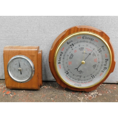 762A - Two barometers