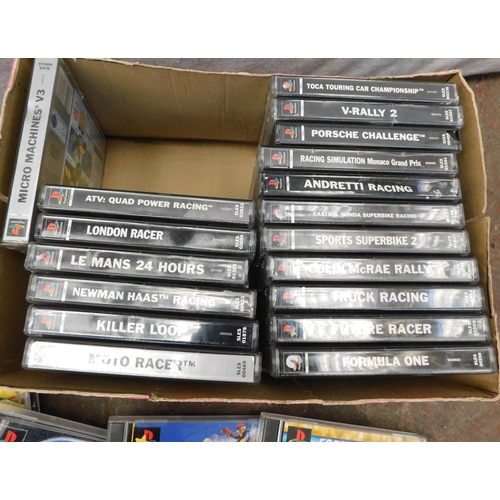 780 - Selection of PS1 games - mainly racing