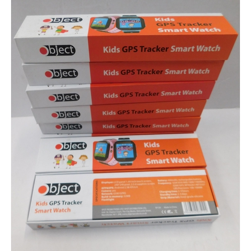 781 - Eight new kids GPS tracker Smart Watches - with Sim slot