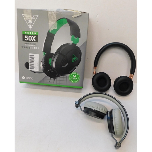 781A - Pair of Xbox headphones and one other