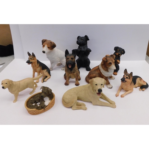 86 - Ceramic - dog figures