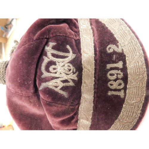 110 - Two - Victorian era/velvet school - sports caps