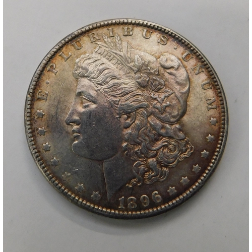 146A - 1896 Dated - American silver Dollar coin