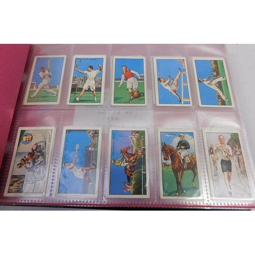 175 - Seven - sets of cigarette cards