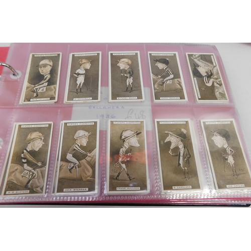 179 - Eight - sets of cigarette cards