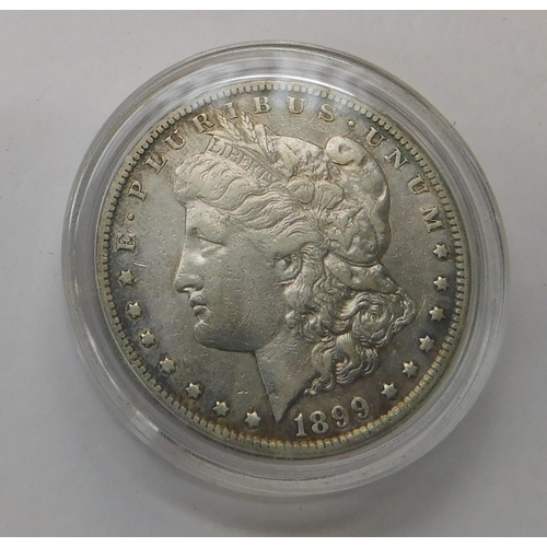 227 - 1899 Dated - American silver Dollar coin