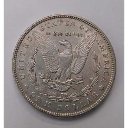 240A - 1898 Dated - American silver Dollar coin