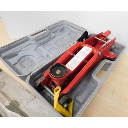 508 - Tub hydraulic trolley jack