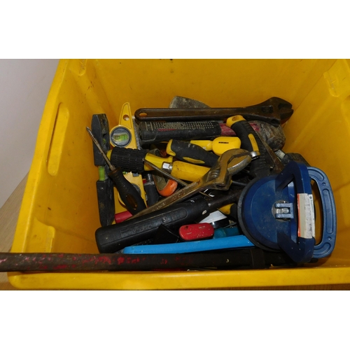 510 - Box of assorted tools