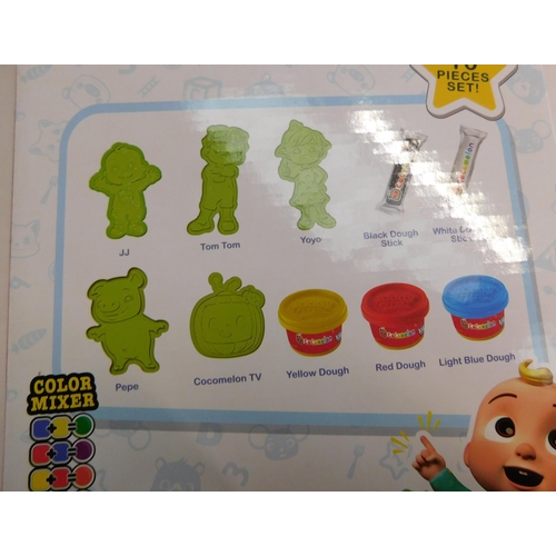 668 - Five new boxed of Coco Melon kiddy dough 10pc set