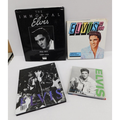 1 - Life size/Elvis cutout - & vintage books