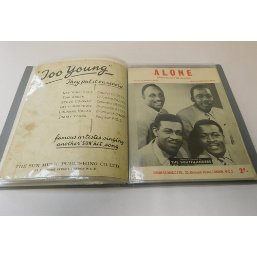 19 - Sheets music including - The Ink Spots/The Three Degrees & Gladys Knight