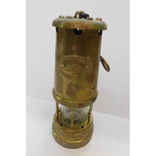 266 - Brass - miners lamp