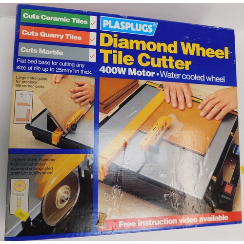 533 - Diamond wheel tile cutter w/o