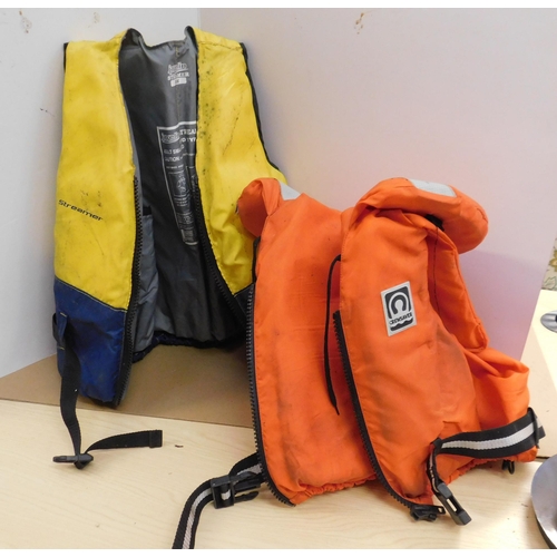 534 - Pair of life jackets