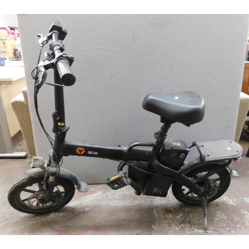 552 - Electric bike W/O but no charger with keys, folds - keys in office