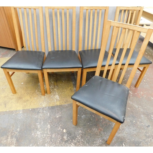 553 - Five dining chairs