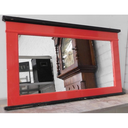 586 - Framed rectangular mirror approx. 39