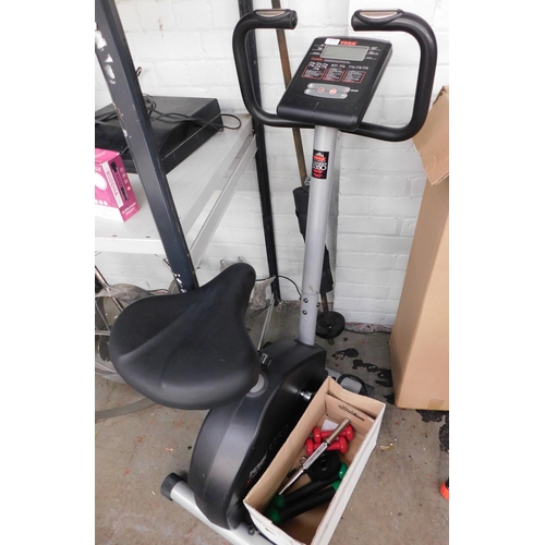 615 - York cardio-fit 3350 cycling machine W/O with weights etc.