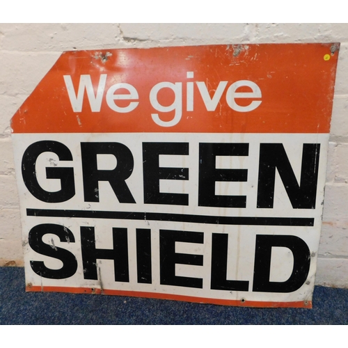673A - Green shield stamp sign approx. 24