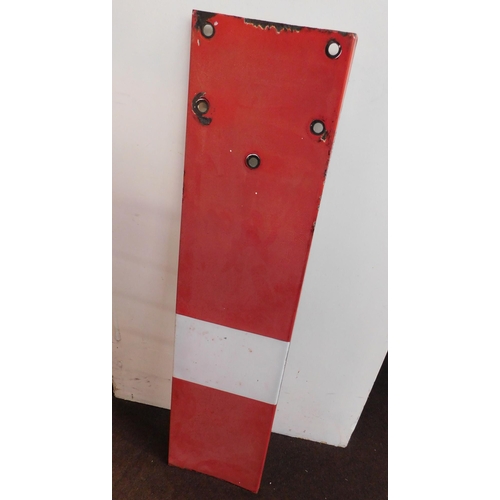 681A - 1950s Enamel railway sign approx. 42