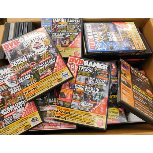 693 - Large box of PC gaming DVDs