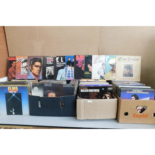 72 - Mixed LPs including - Elvis/The Beatles & Buddy Holly