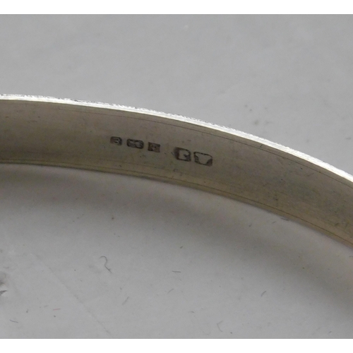 121 - Hallmarked - silver bangle