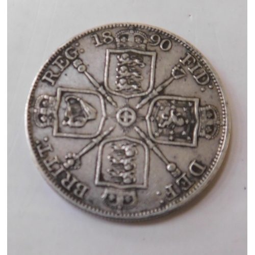 140 - 1890 dated - Victorian/Double Florin coin