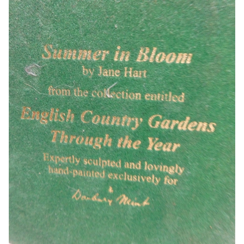 147 - Danbury Mint - Summer & Summer in Bloom scenes