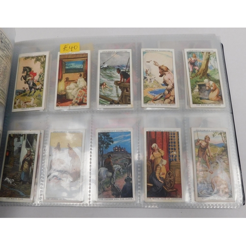 193 - Eight - sets of cigarette cards