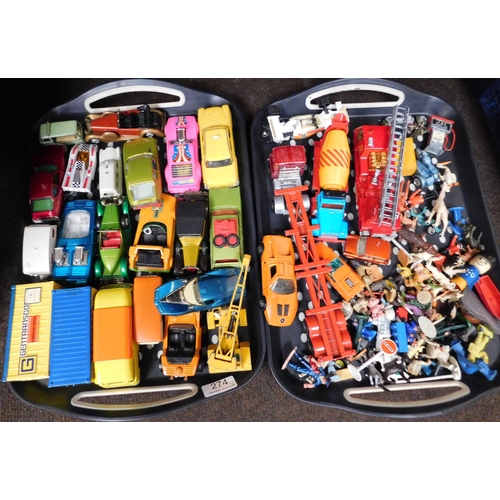 274 - Matchbox/die cast vehicles - & mixed figures