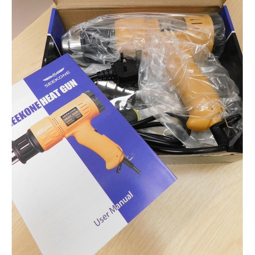 502 - New and boxed Seekone heavy duty high performance industrial heat gun