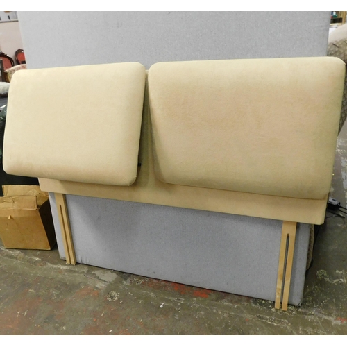 555 - Double headboard with adjustable head/posture support