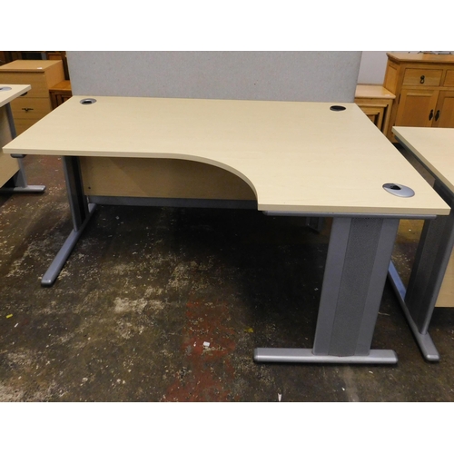 573 - Cut out office desk approx. 62