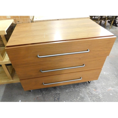 815 - Large three drawer chest of drawers