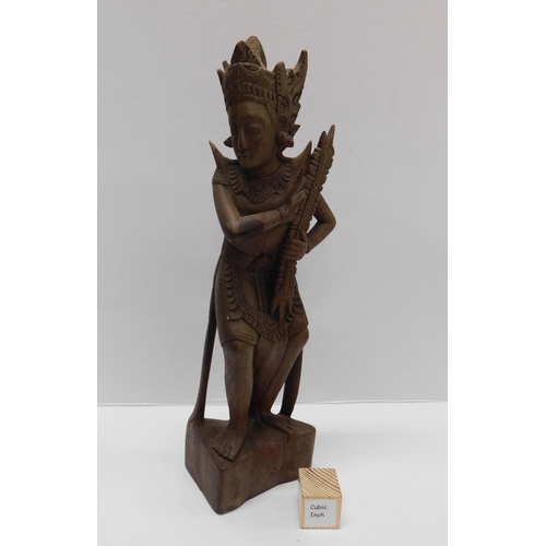 217 - Balinese - wooden figure/approximately 11