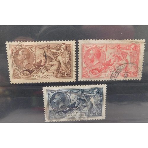 226 - George V era - Seahorse stamps